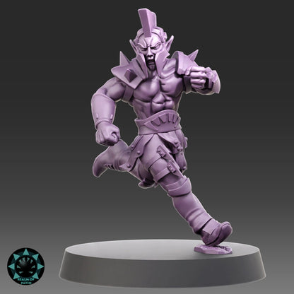 Realm of Paths Fantasy Football Evil Elf Team - 'Tormented Spartans'