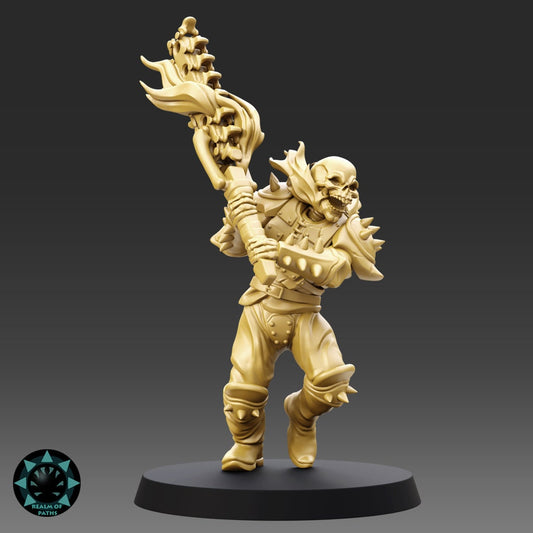 Realm Of Paths Fantasy Football Skeleton Chainsaw Star Player