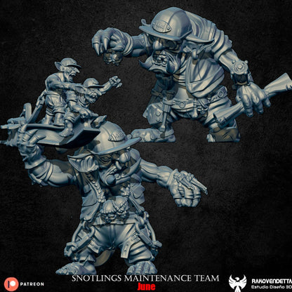 Rakovendetta Fantasy Football Worker Snotling Team