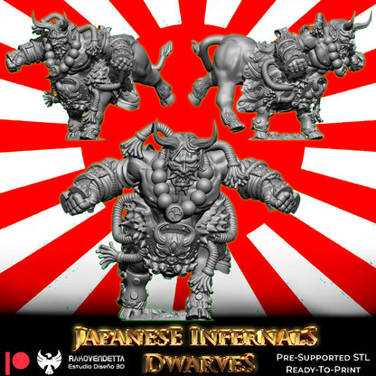 Rakovendetta Fantasy Football Japanese Infernal Dwarf Team