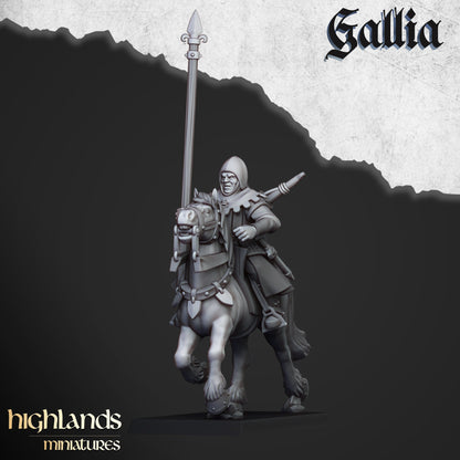 Highland Miniatures Gallia Mounted Men At Arms