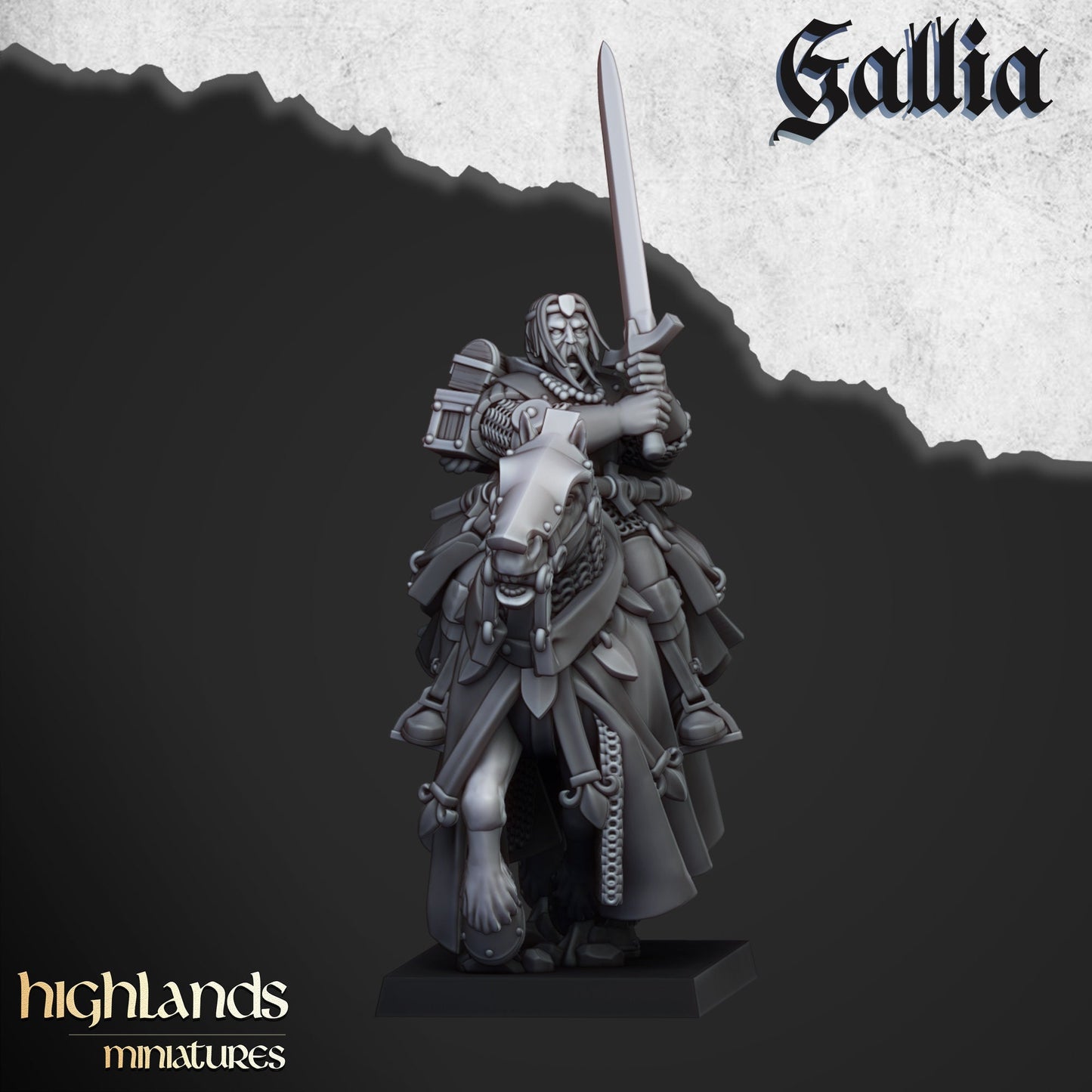 Highland Miniatures Gallia Questing Knights