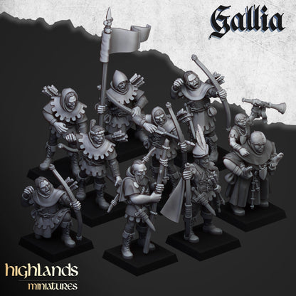 Highland Miniatures Gallia Sherwood Archers