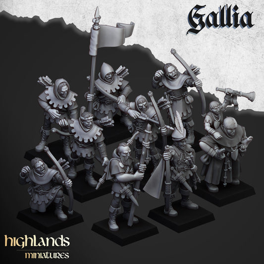 Highland Miniatures Gallia Sherwood Archers
