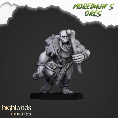 Highland Miniatures Moredhun's Cave Orcs With Handweapons