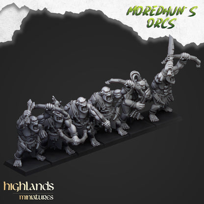 Highland Miniatures Moredhun's Cave Orcs With Bows