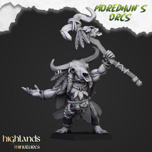 Highland Miniatures Moredhun's Cave Orc Shaman