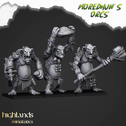 Highland Miniatures Moredhun's Cave Trolls