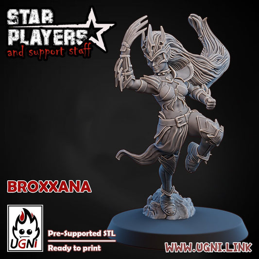 UGNI Fantasy Football Evil Elf Star Player "Broxxana"