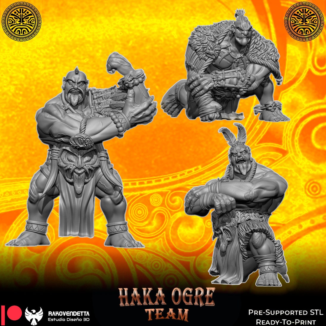 Rakovendetta Fantasy Football Haka Ogre Team