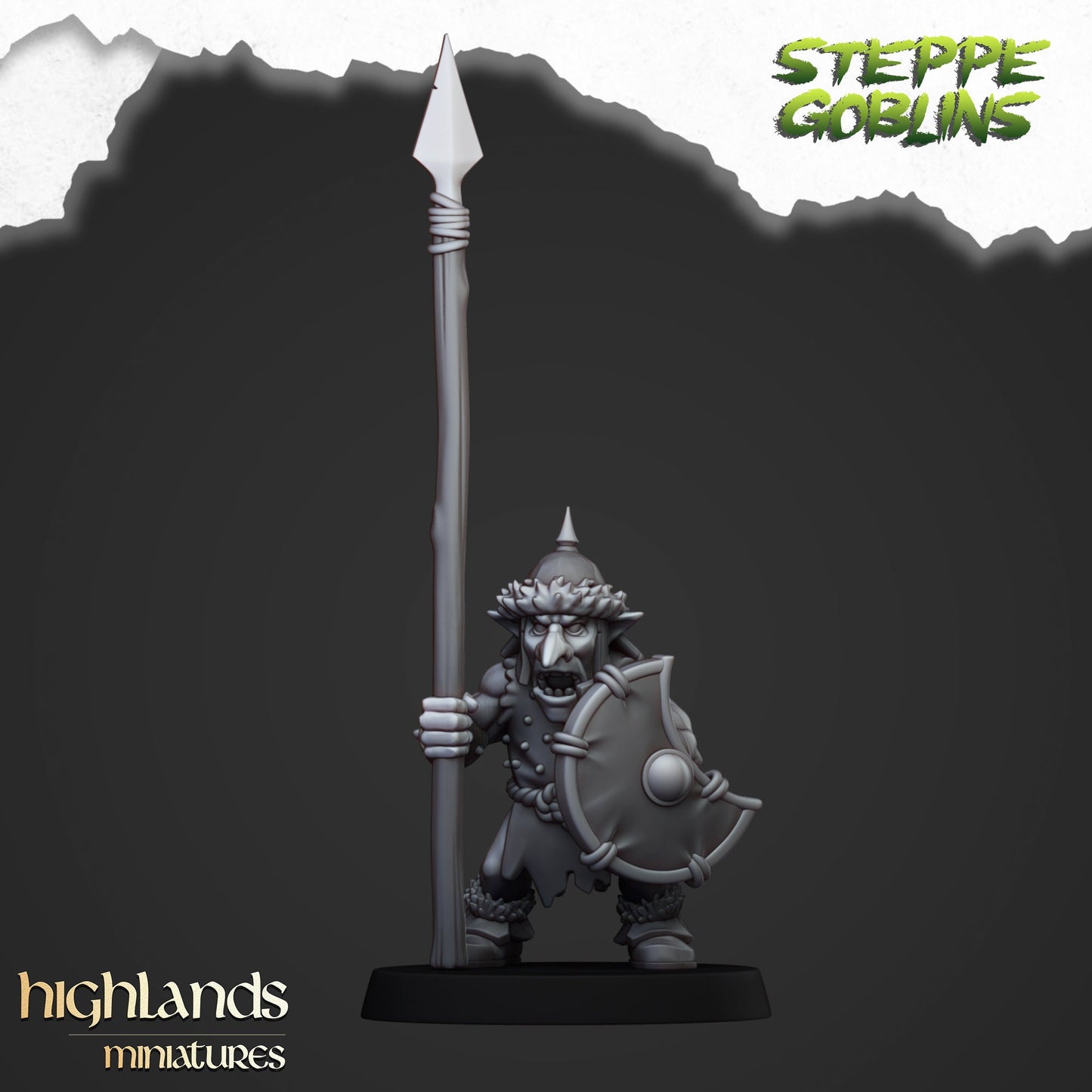Highland Miniatures Steppe Goblins With Spears