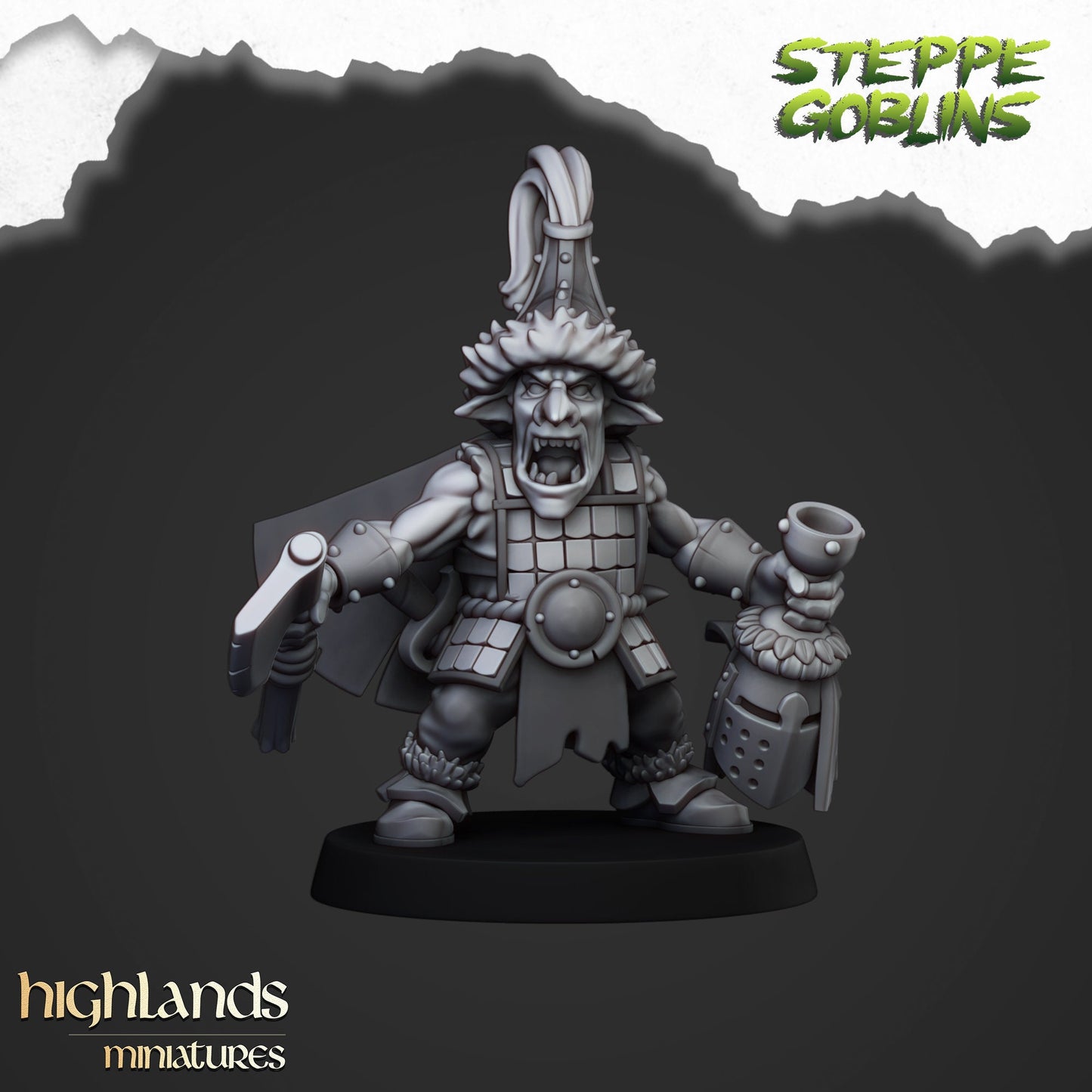 Highland Miniatures Steppe Goblin Hero