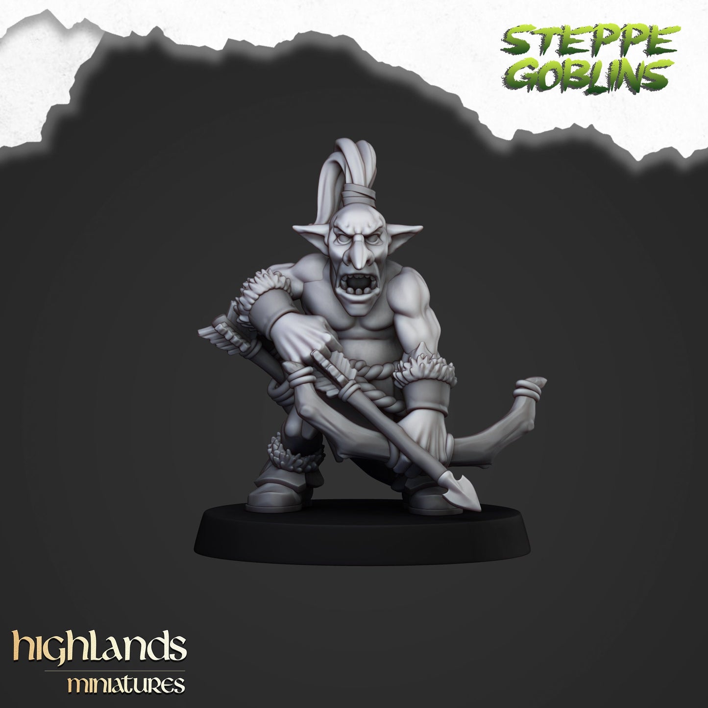 Highland Miniatures Steppe Goblins Archers