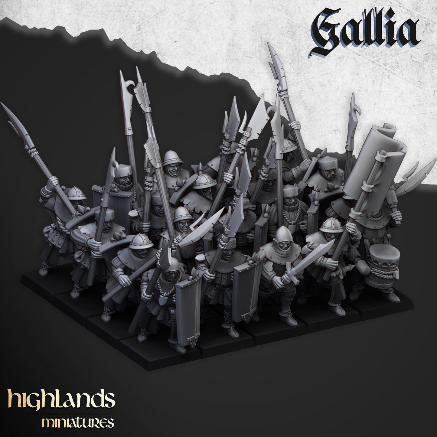 Highland Miniatures Gallia Men at Arms