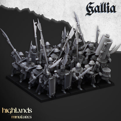 Highland Miniatures Gallia Men at Arms