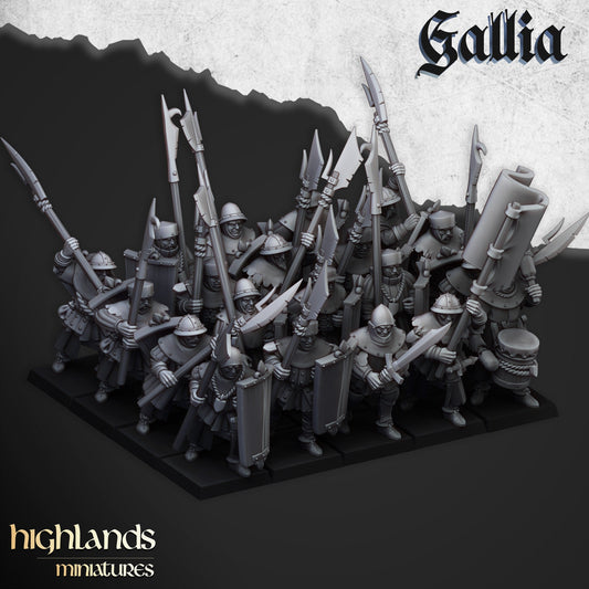 Highland Miniatures Gallia Men at Arms