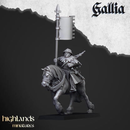 Highland Miniatures Gallia Mounted Men At Arms