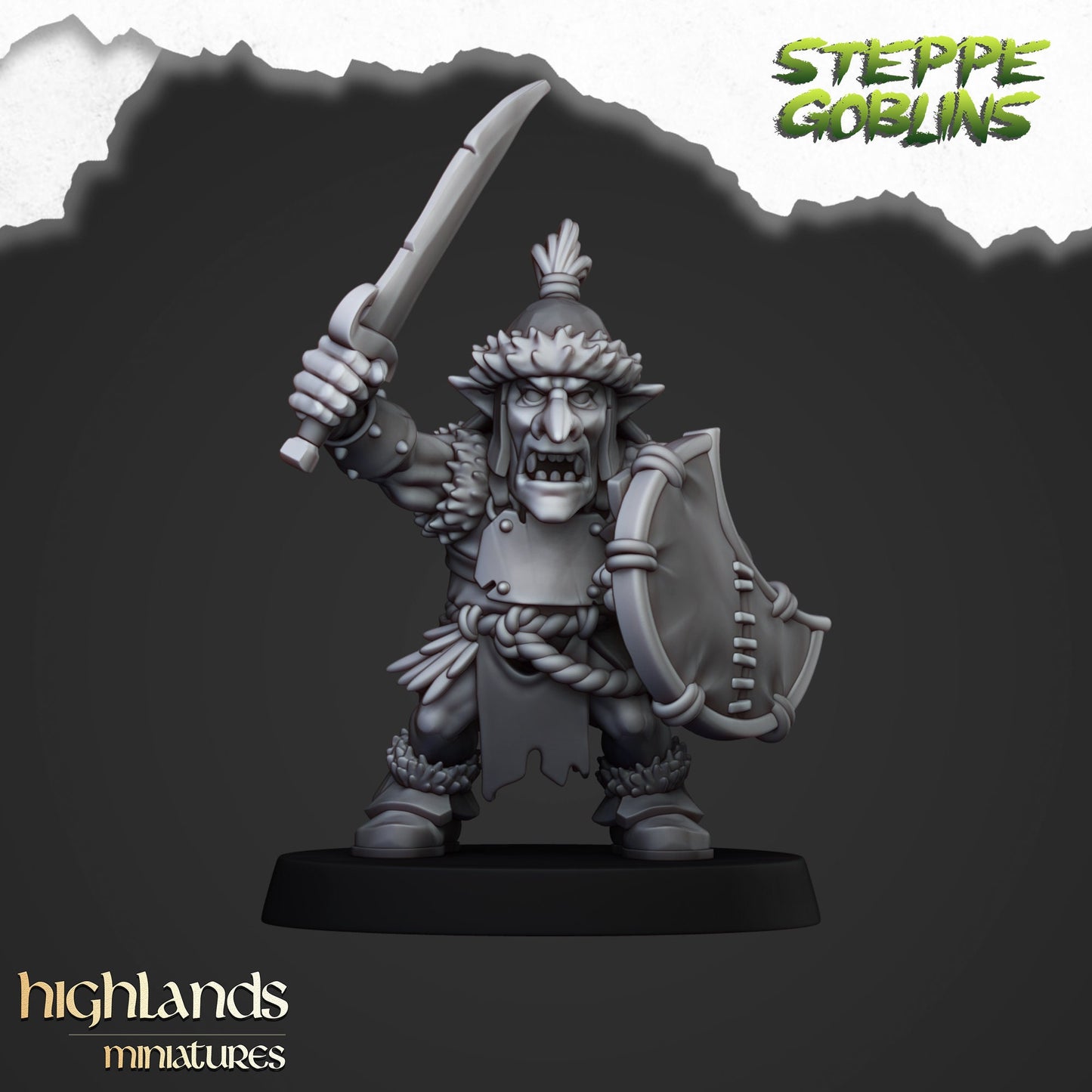 Highland Miniatures Steppe Goblins With Spears