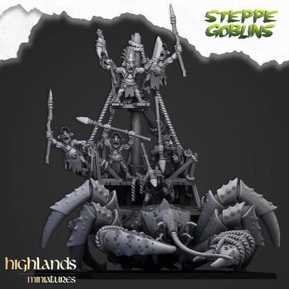 Highland Miniatures Coast Goblins on Giant Crab