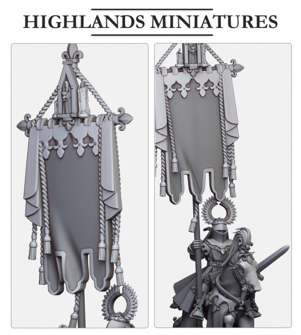 Highland Miniatures Gallia Battle Standard Bearer
