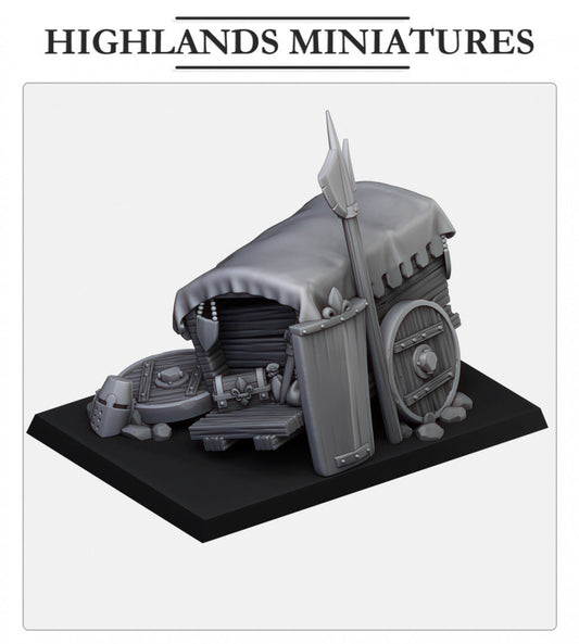Highland Miniatures Broken Cart Filler
