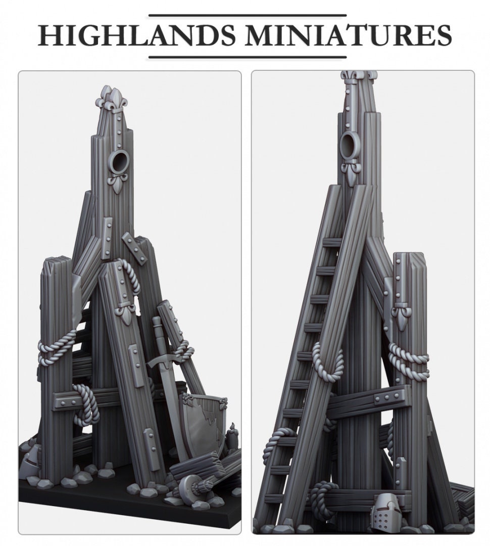 Highland Miniatures Broken Trebuchet Filler