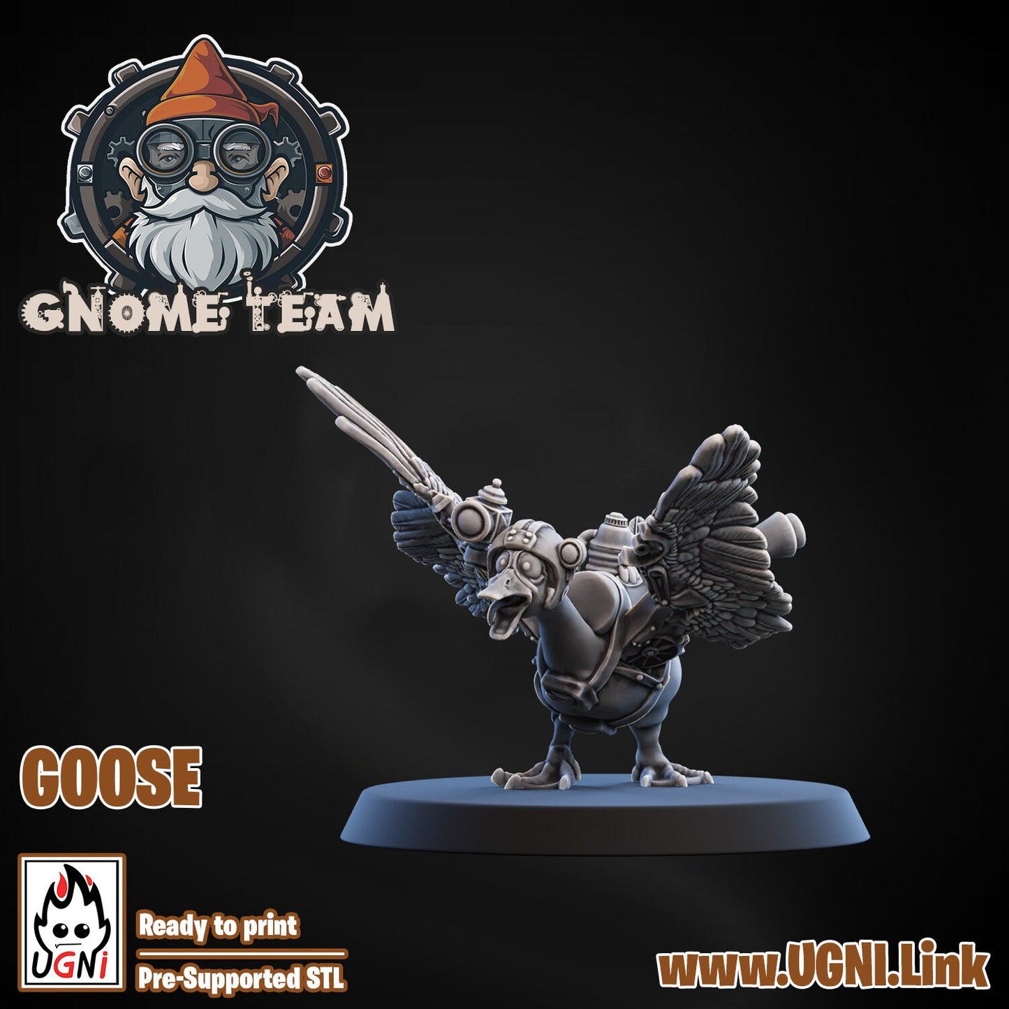 UGNI Gnome Fantasy Football Team + Extras + Stars