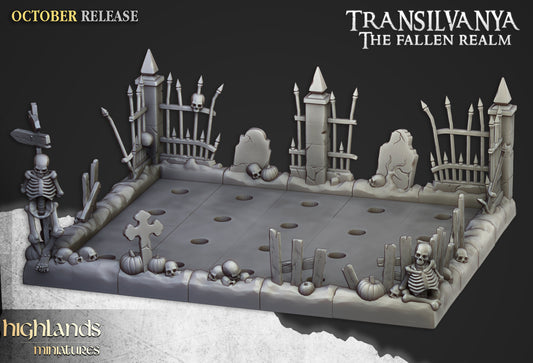 Highland Miniatures Transylvania Undead Modular Movement Tray