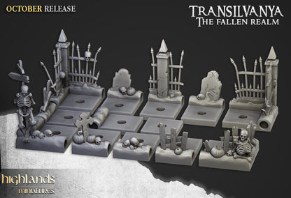 Highlands Miniatures Transylvania Undead Modular Movement Tray