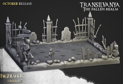 Highlands Miniatures Transylvania Undead Modular Movement Tray