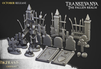 Highlands Miniatures Transylvania Undead Modular Movement Tray