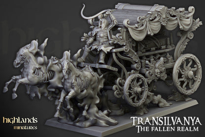 Highland Miniatures Transylvania Undead Boyar Chariot