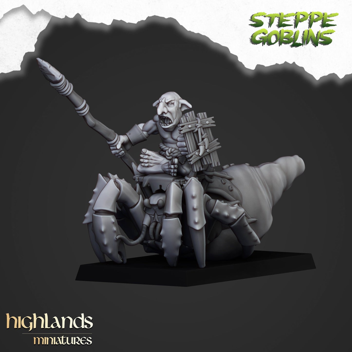 Highland Miniatures Mounted Coast Goblins With Spears