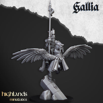 Highland Miniatures Gallia - Knights on Pegasus