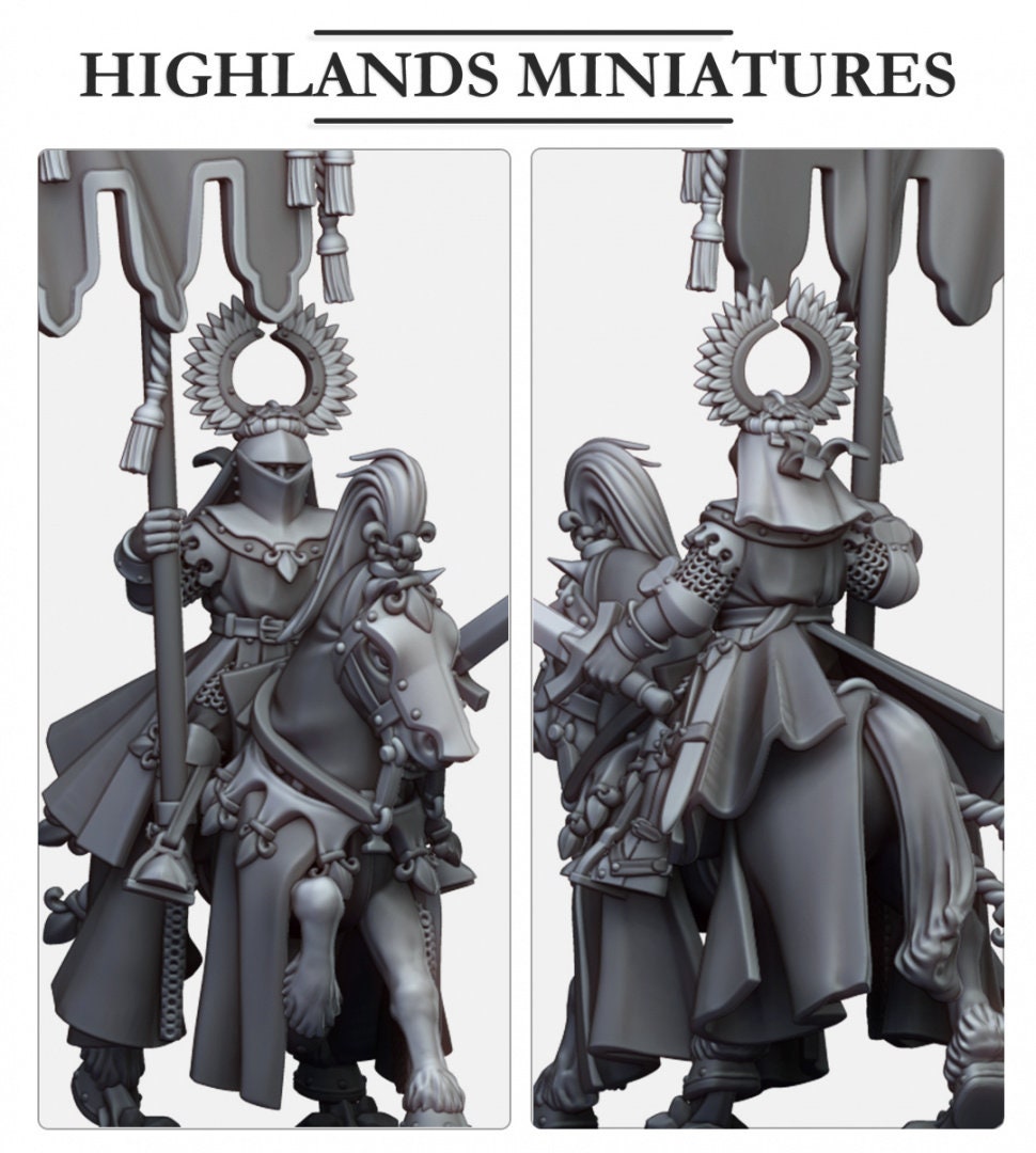 Highland Miniatures Gallia Battle Standard Bearer