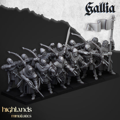 Highland Miniatures Gallia Archers