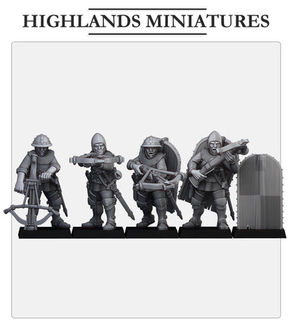 Highland Miniatures Gallia 10 Crossbowmen