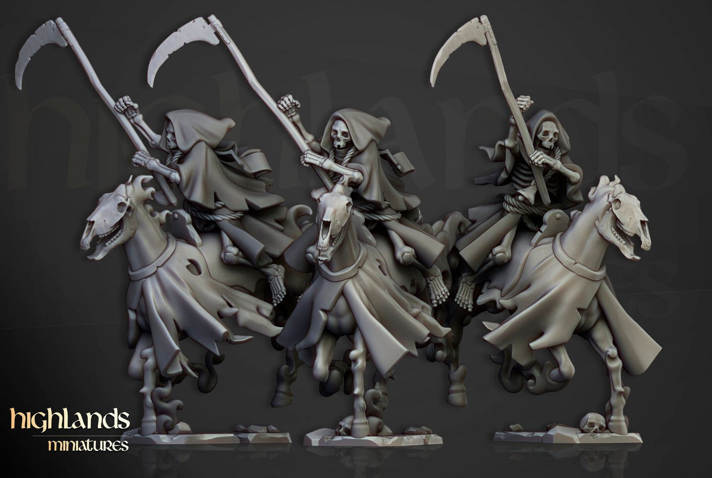 Highland Miniatures - Undead Spectral Cavalry