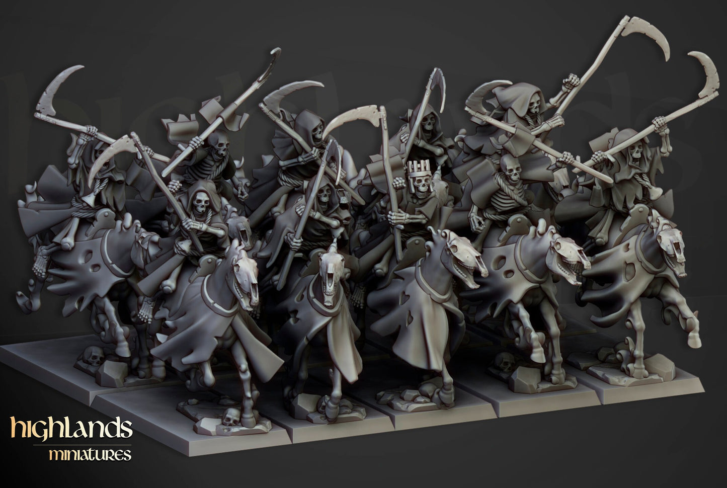 Highland Miniatures - Undead Spectral Cavalry