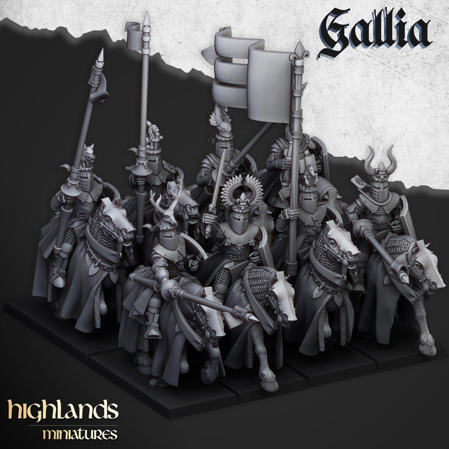 Highland Miniatures - Knights of Gallia