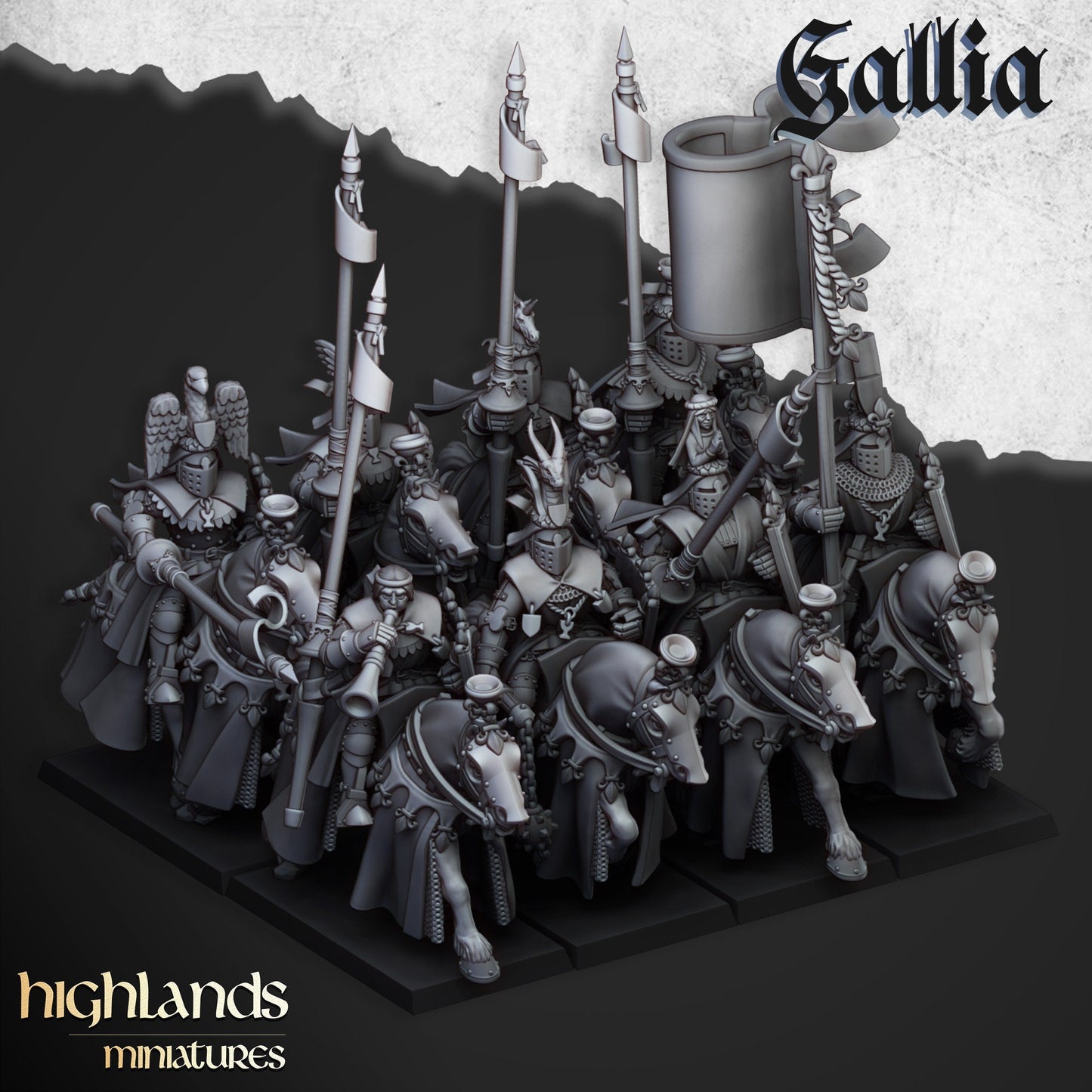 Highland Miniatures - Royal Knights of Gallia