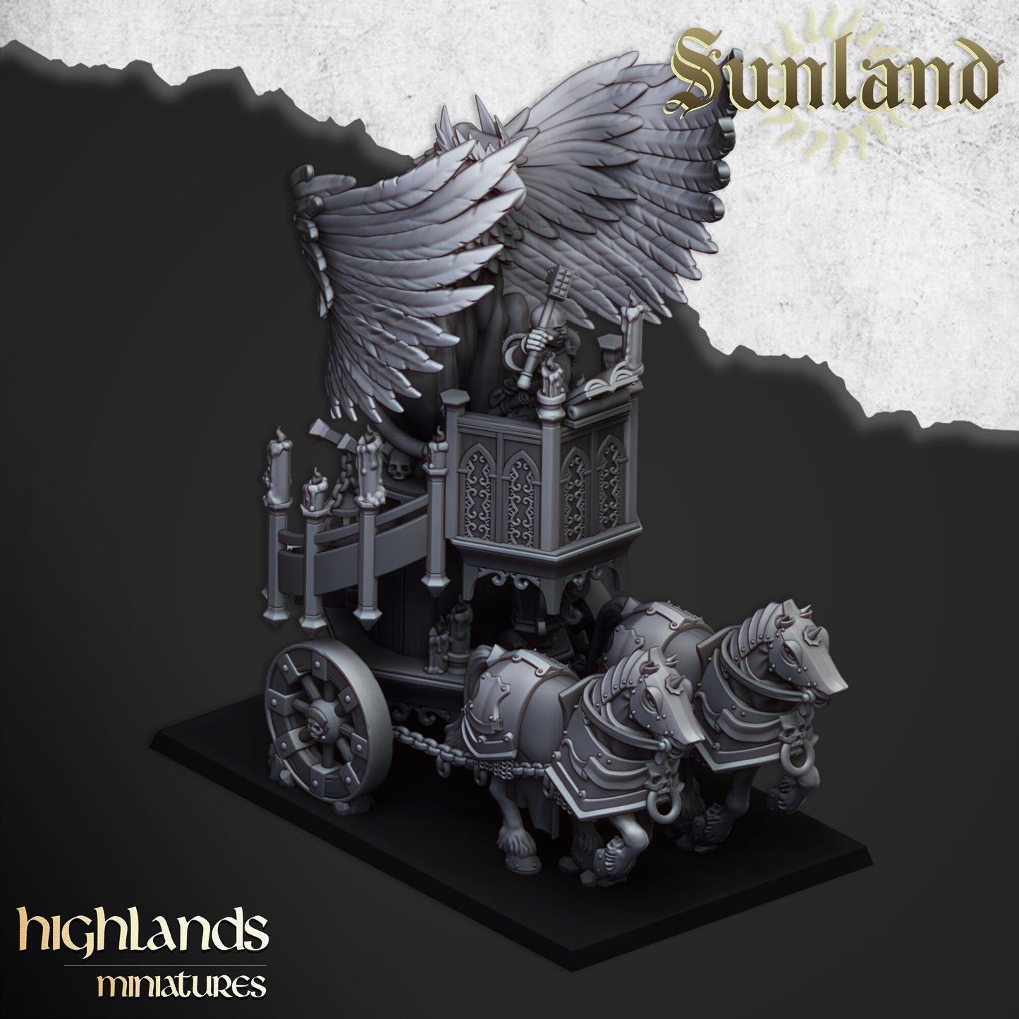 Highland Miniatures Sunland Altar on Chariot