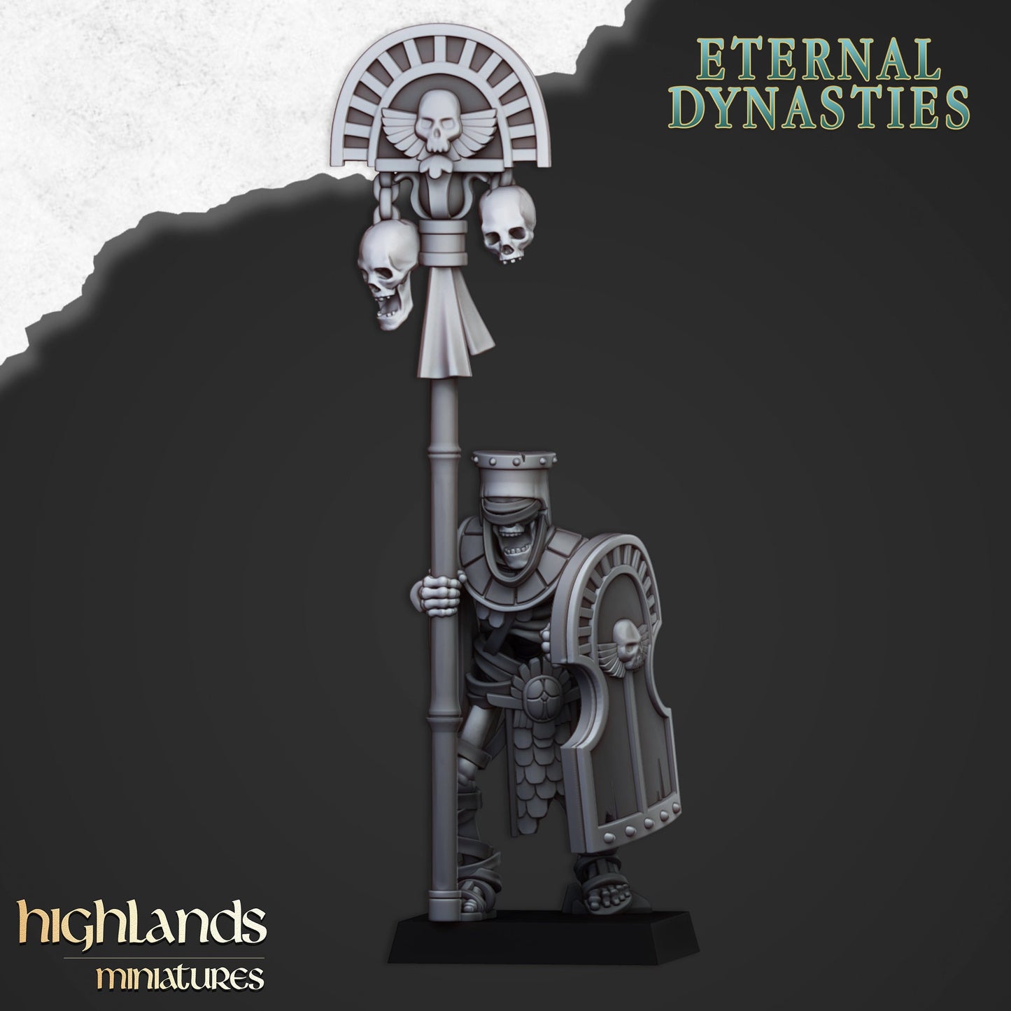 Highland Miniatures - Eternal Dynasties Ancient Guard with Halberds