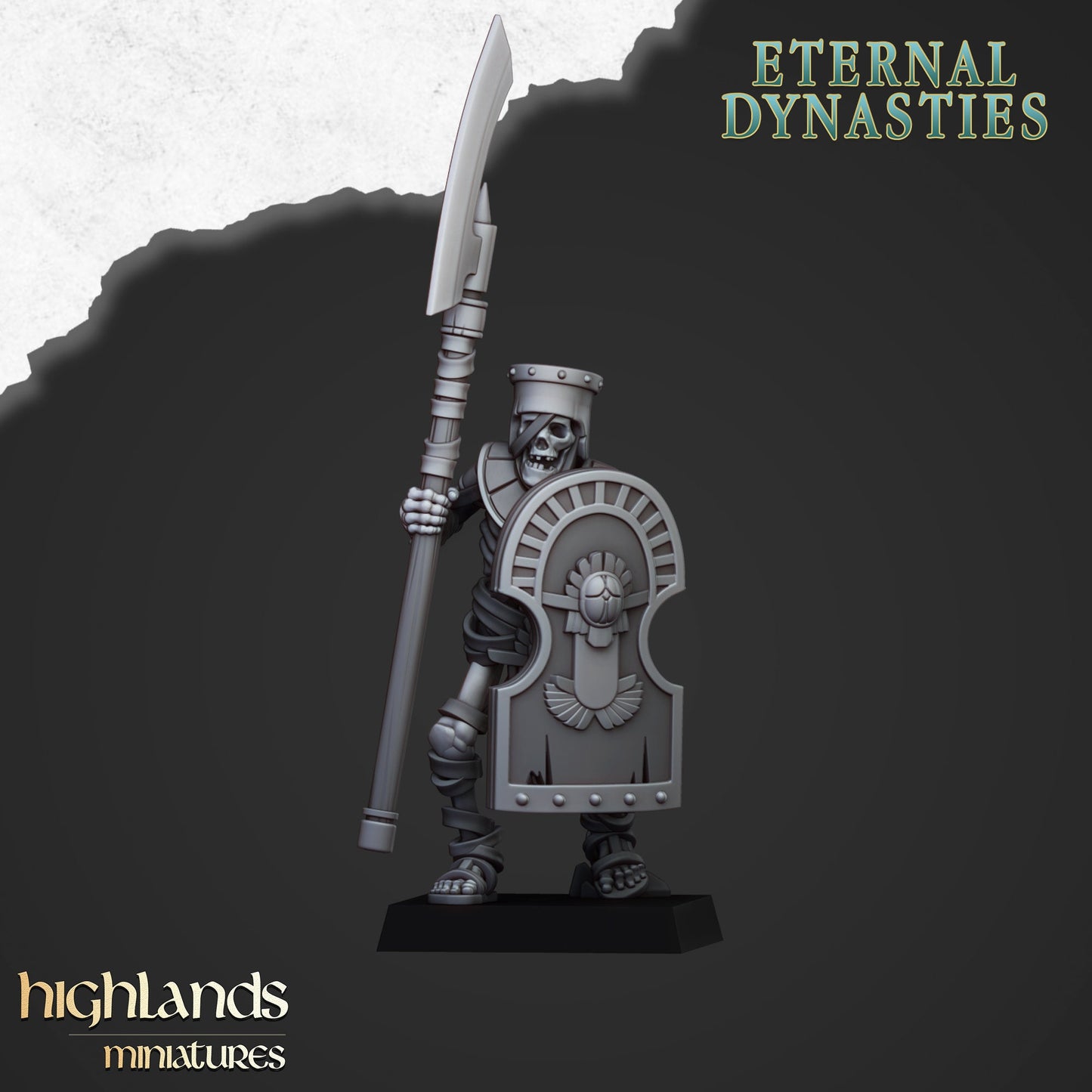 Highland Miniatures - Eternal Dynasties Ancient Guard with Halberds