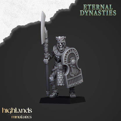 Highland Miniatures - Eternal Dynasties Ancient Guard with Halberds