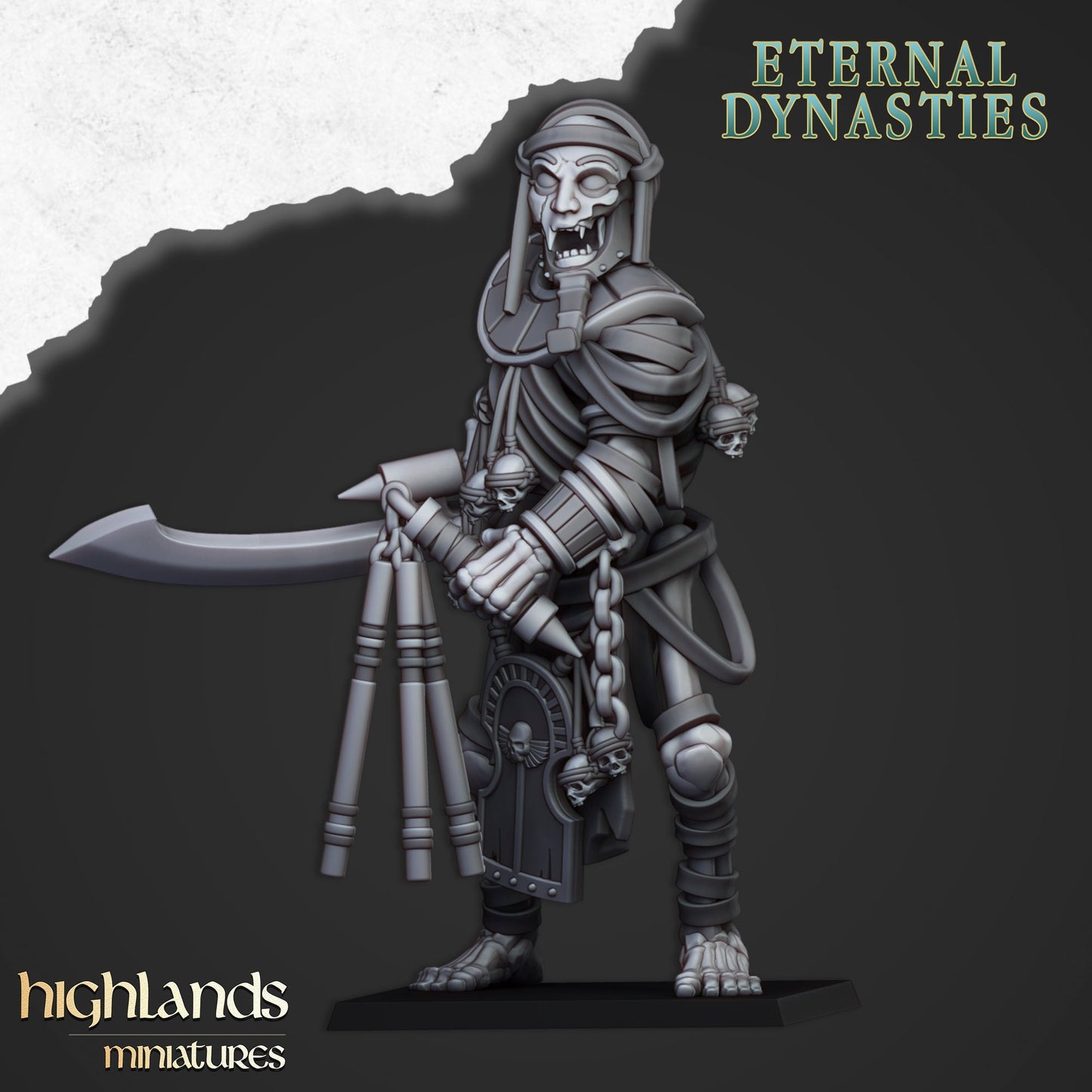 Highland Miniatures - Eternal Dynasties Ancient Skeletal Colossi