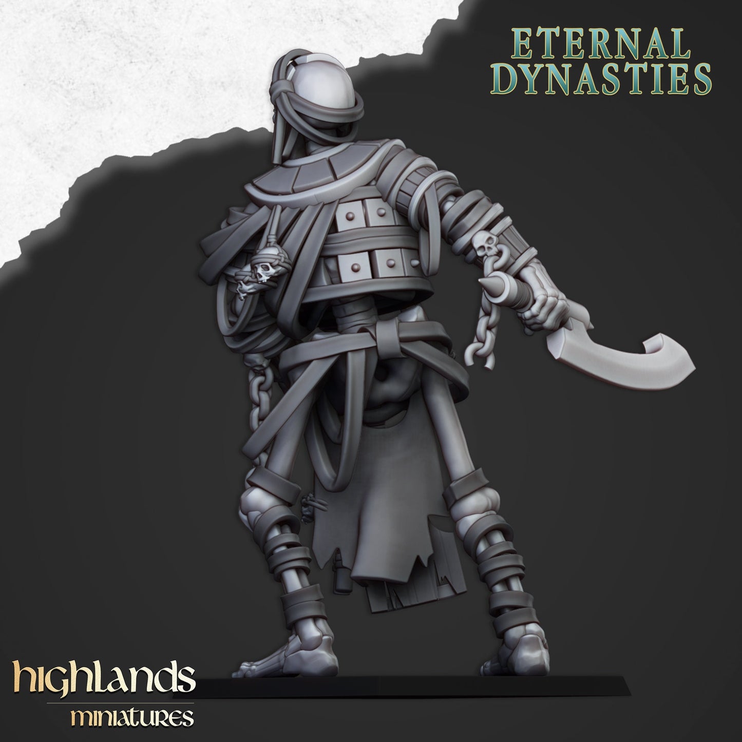 Highland Miniatures - Eternal Dynasties Ancient Skeletal Colossi