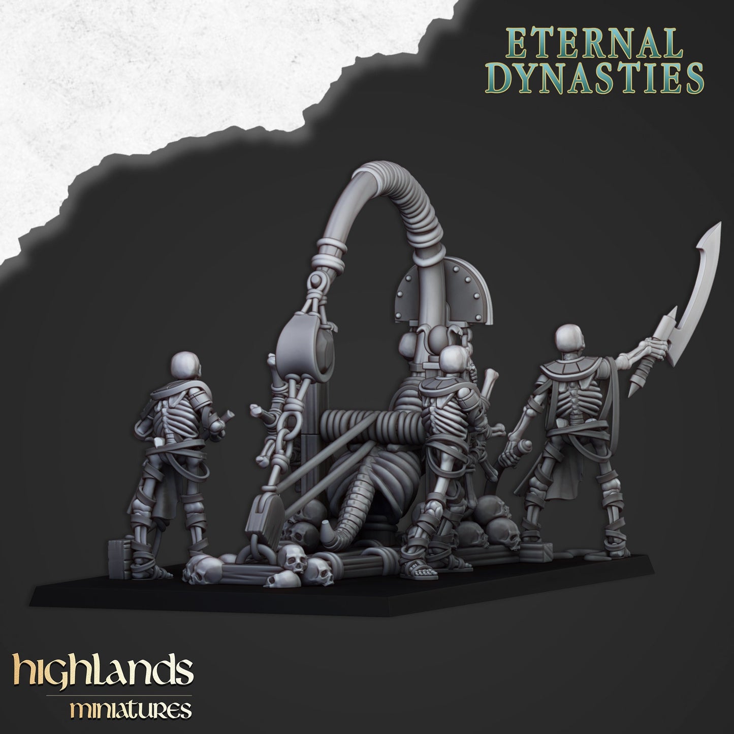 Highland Miniatures - Eternal Dynasties Ancient Stonethrower