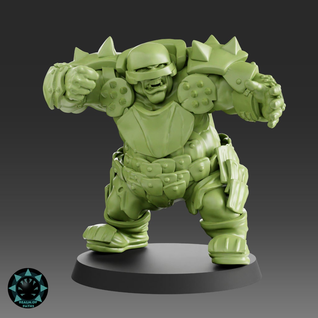 Realm of Paths Fantasy Football Ogre Team - 'The Iron Plate'