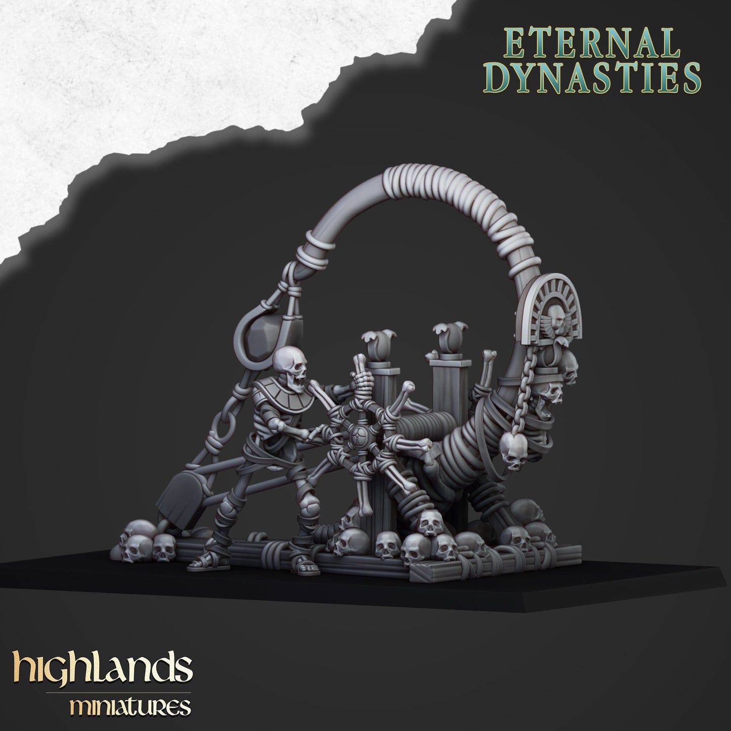 Highland Miniatures - Eternal Dynasties Ancient Stonethrower
